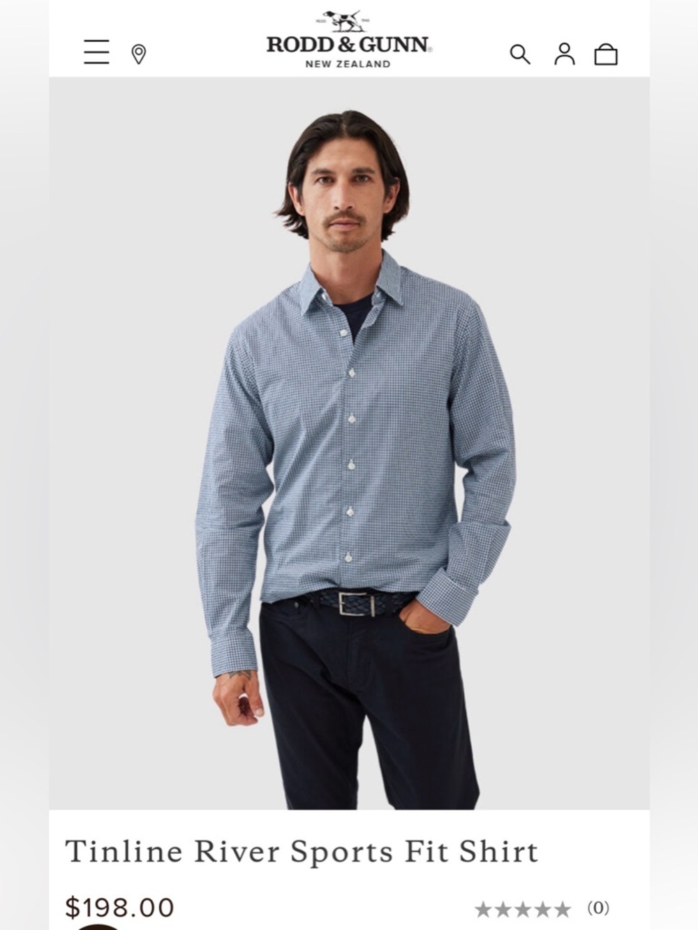 Rodd & Dunn Sports Fit Shirt - Size Large